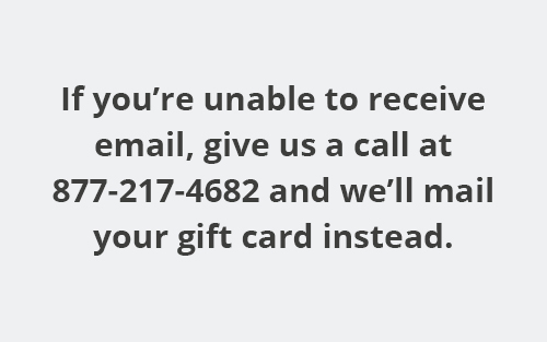 Physical Amazon Gift Card